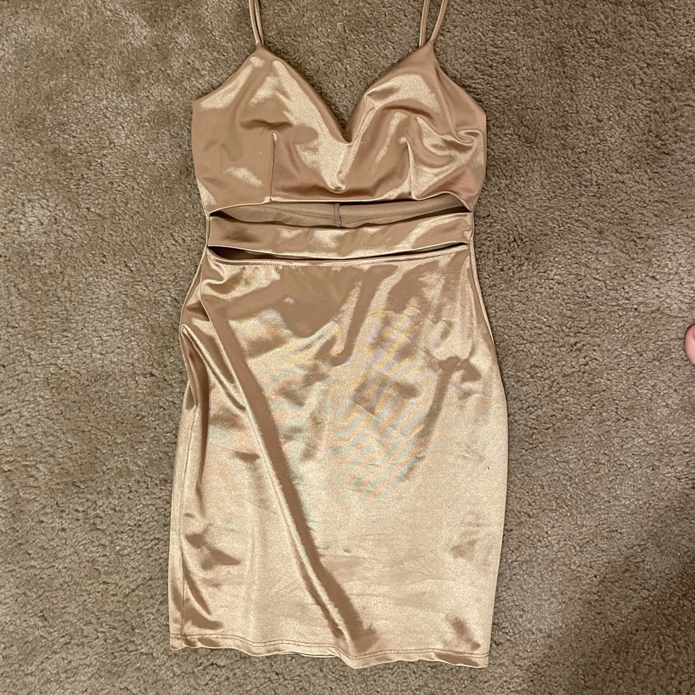 Gold Windsor dress